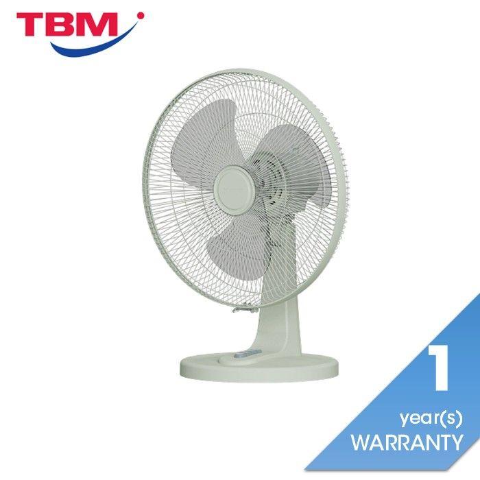 Khind TF1601AC(LG) AC Table Fan 16" Built-In Safety Thermal Fuse Light Green | TBM Online