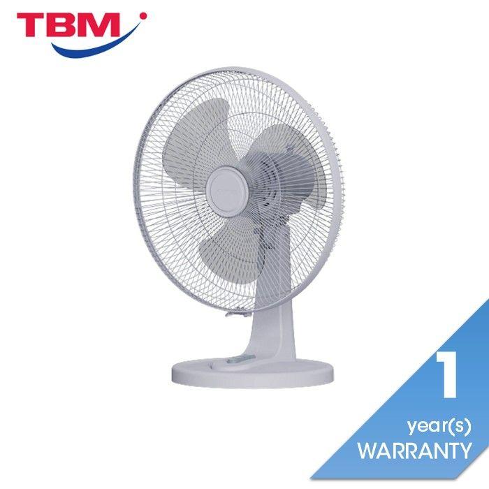 Khind TF1601AC(LP) AC Table Fan 16" Built-In Safety Thermal Fuse Light Purple | TBM Online