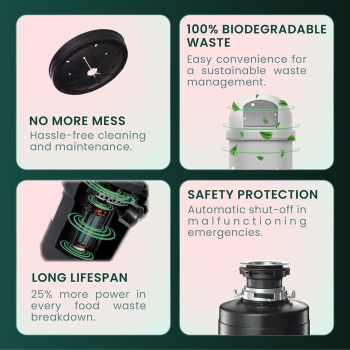 KleenGard SD1250 Food Waste Disposer Premium | TBM Online