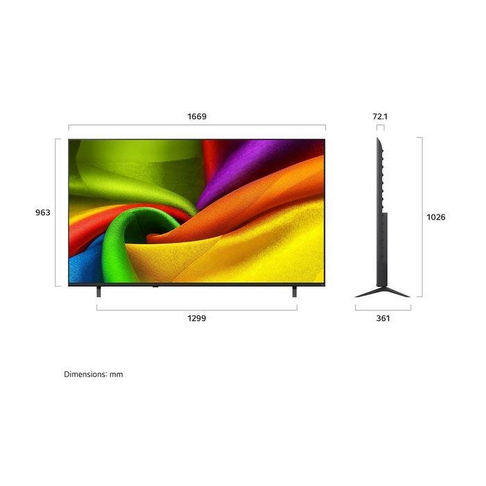 LG 75NU855BPSA 75" NANO 4K UHD AI NU85 Smart TV | TBM Online