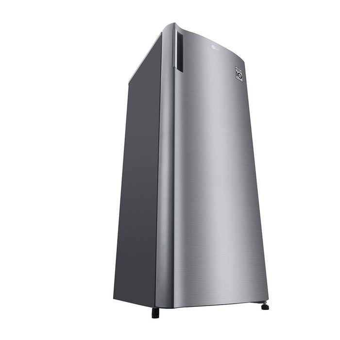 LG GN - 304SLBR Vertical Freezer 165L Smart Inverter Platinum Silver | TBM Online