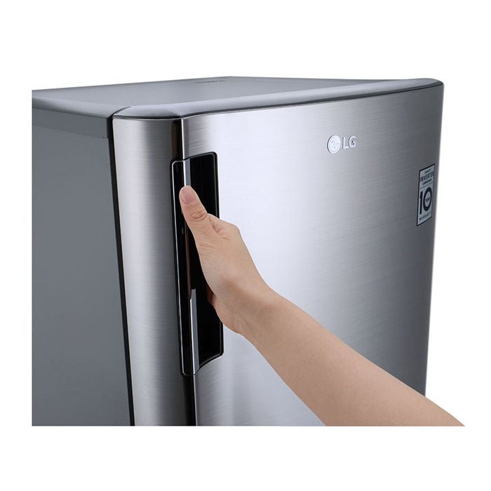 LG GN - 304SLBR Vertical Freezer 165L Smart Inverter Platinum Silver | TBM Online