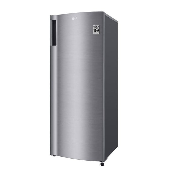 LG GN - 304SLBR Vertical Freezer 165L Smart Inverter Platinum Silver | TBM Online