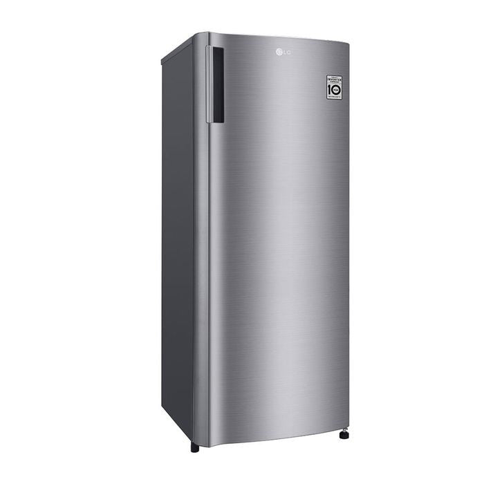 LG GN - 304SLBR Vertical Freezer 165L Smart Inverter Platinum Silver | TBM Online