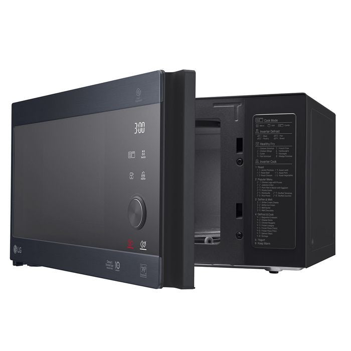 LG MH8265CPW 42L Grill Inverter Microwave Oven + Crispy Tray Matt Black | TBM Online