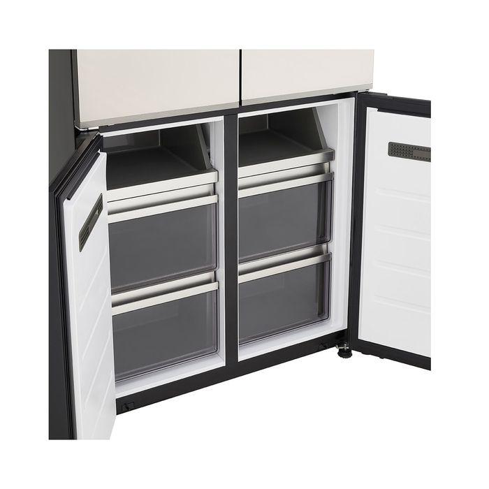 LG GCFB50FPGAM 4 Door Fridge 512L Beige Glass | TBM Online