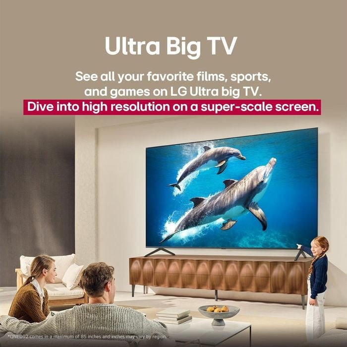 LG 75QNED92ASAQ 75" 4K QNED EVO AI MiniLED Smart TV | TBM Online