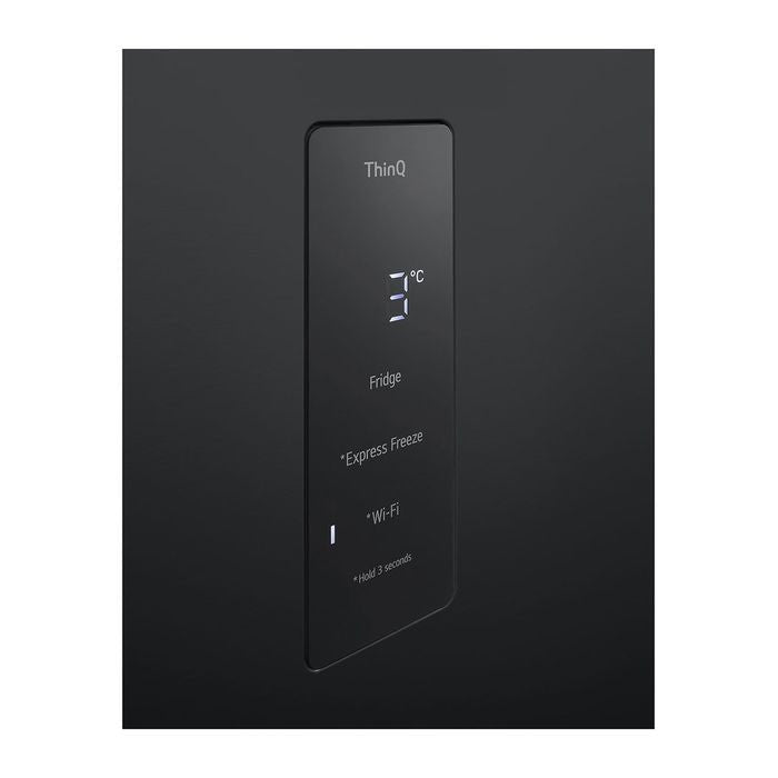 LG GN - B372PQBK 2 Doors Fridge Top Freezer 375L | TBM Online