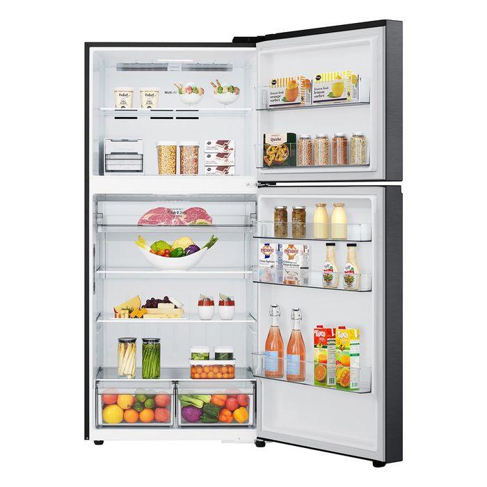 LG GRTB622PQFQ 2 Doors 656L Top Freezer Fridge In Essence Matt Black | TBM Online