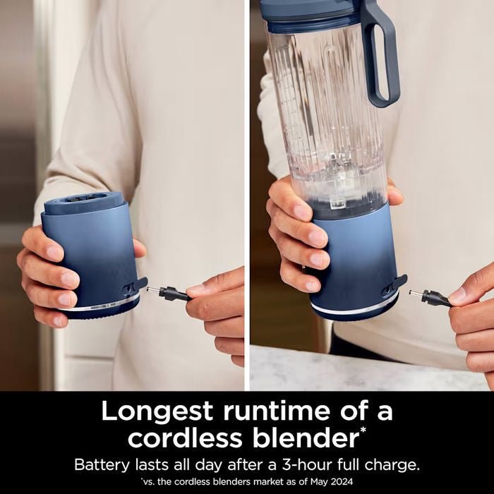 Ninja BC - 251SMNV Blast Max Portable Blender Navy | TBM Online