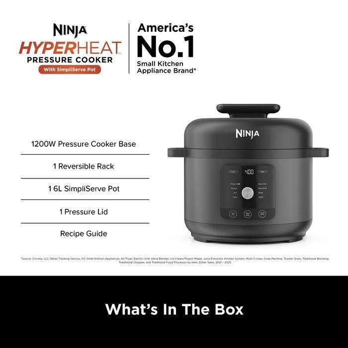 Ninja PC201SM 6.0L HyperHeat Pressure Cooker & Rice Cooker | TBM Online