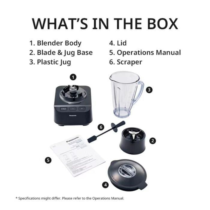 Panasonic MX-EP4101ASK 1.2L Plastic Jug Blender - Dark Navy | TBM Online