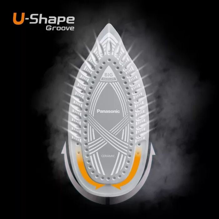 Panasonic NI-U800ASK Steam Iron U-Series 2600W | TBM Online