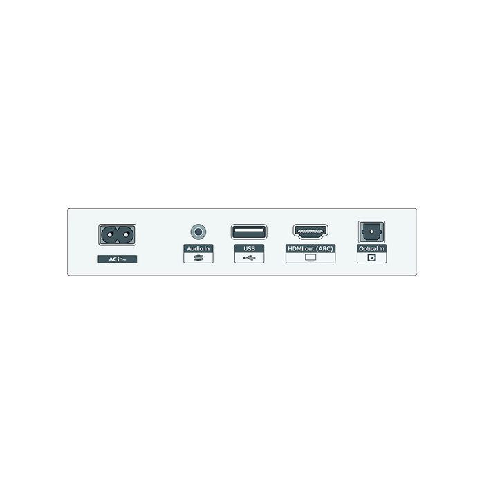 Philips TAB5109/10 Soundbar 2.0CH 120W Dolby Digital Plus | TBM Online