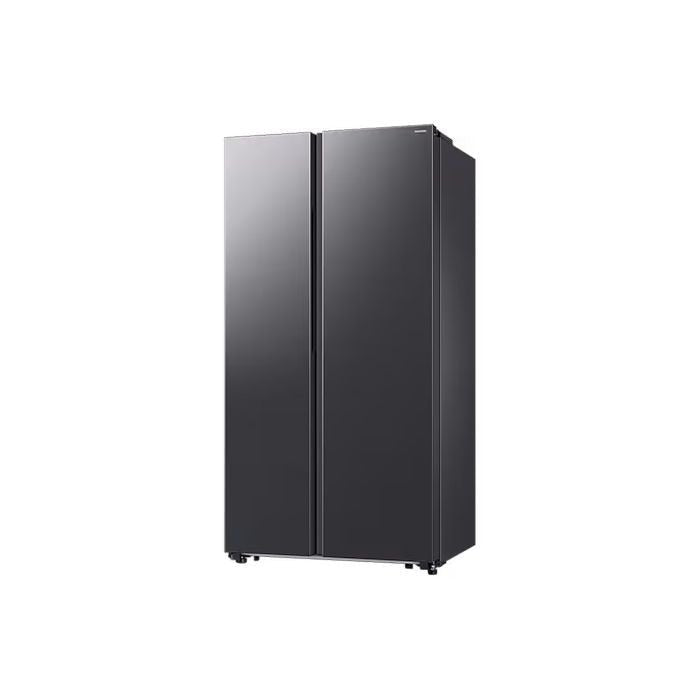 Samsung RS57DG4000B4ME Side - By - Side Fridge 583L With Smart Things AI Energy Gentle Matt Black | TBM Online