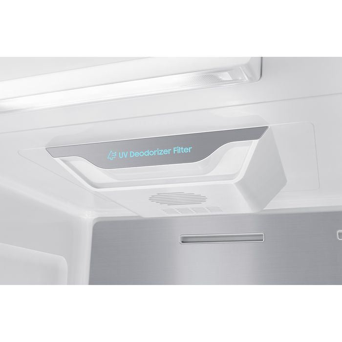 Samsung RS80F65MNWME Side By Side Fridge 646L Auto Open Door White Glass | TBM Online