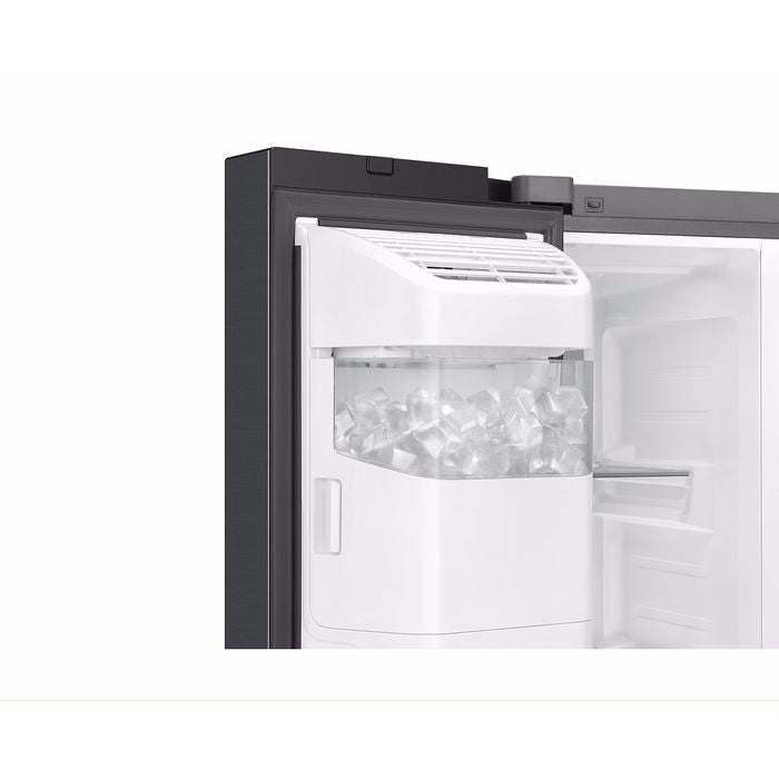 Samsung RS90F65ANFME Side By Side Fridge 594L Family Hub Black | TBM Online