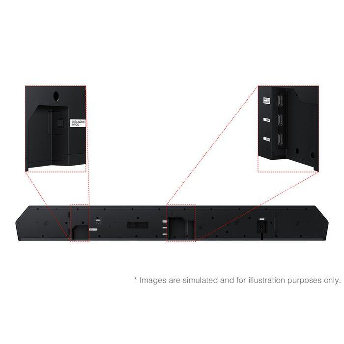 Samsung HW-Q990H/XM Soundbar Q-Series 11.1.4ch Subwoofer & Rear Speaker | TBM Online