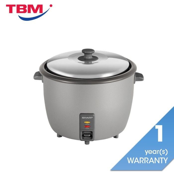Sharp KSH288SSL Conventional Rice Cooker Non Stick Inner Pot Auto Keep Warm Stainless Steel Lid 2.8L | TBM Online