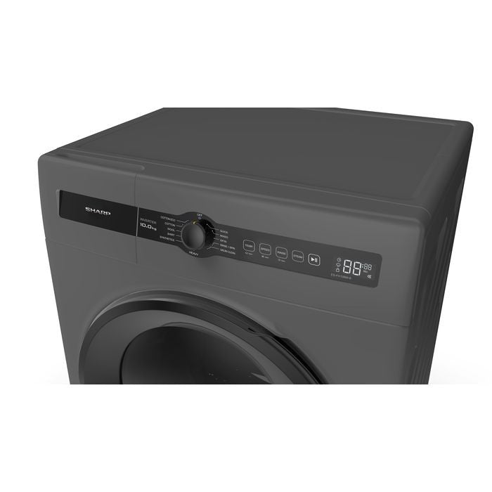 Sharp ESFH10BMB Front Load Washer Inverter 10.0kg | TBM Online