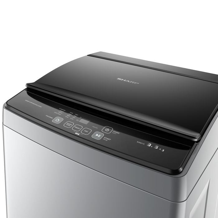 Sharp ES921X Top Load Washer Stainless Steel Tub 9.5kg | TBM Online