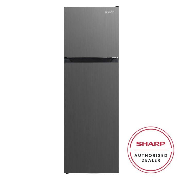 Sharp SJ2688MDS 2 Door Fridge 267L Inverter Dark Grey Metal Door | TBM Online