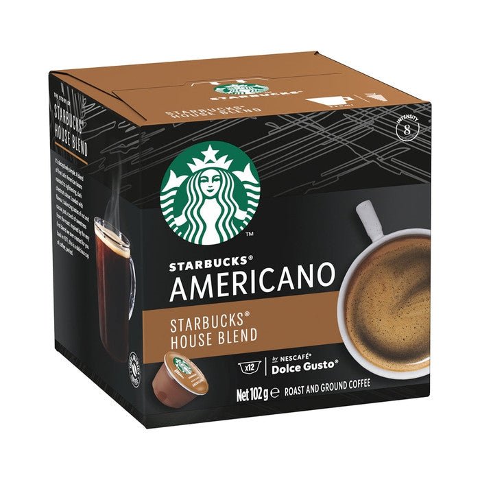 Starbucks 12572512 Nescafe® Dolce Gusto Medium House Blend Americano Capsules | TBM Online