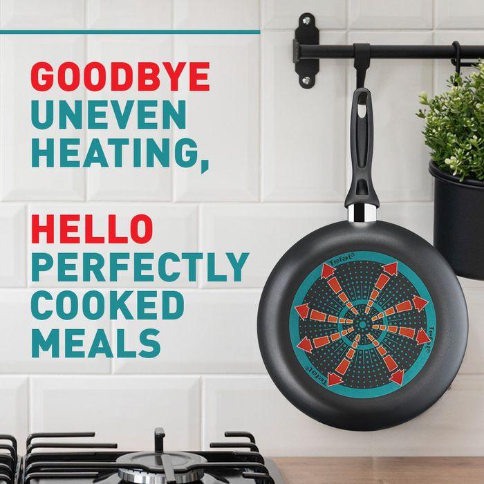 Tefal B225S405 Cook & Clean 4 pcs set (Wokpan 28cm + Saucepan 16cm + Lid 16cm + Spatula) | TBM Online