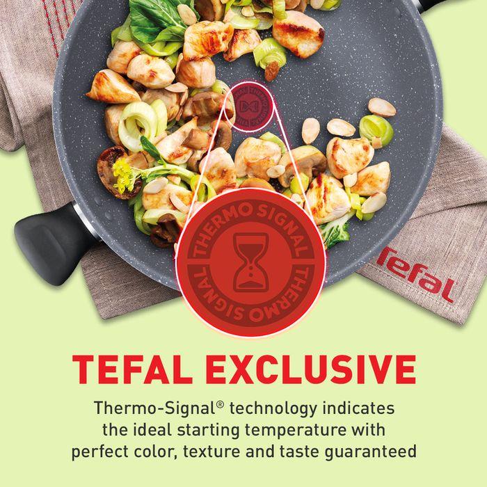 Tefal B22694 Natura Wokpan With Lid 32cm | TBM Online