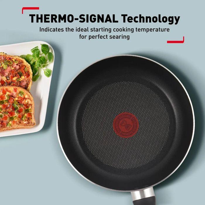 Tefal B507S495 Fresh Start 4 pcs Set (Stewpot 20cm with Lid + Wokpan 28cm + Ladle) | TBM Online