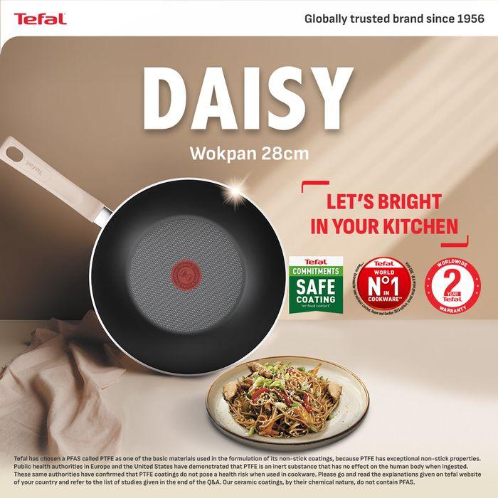 Tefal G16719 Cookware Daisy Wokpan 28cm | TBM Online