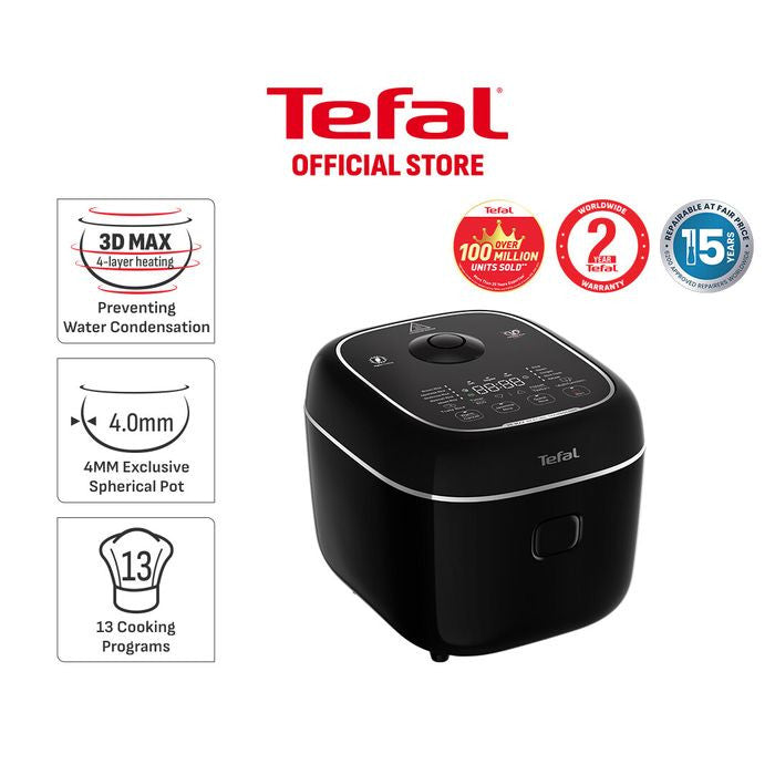 Tefal RK7778 Rice Cooker Delirice Max Fuzzy Logic 1.8L | TBM Online