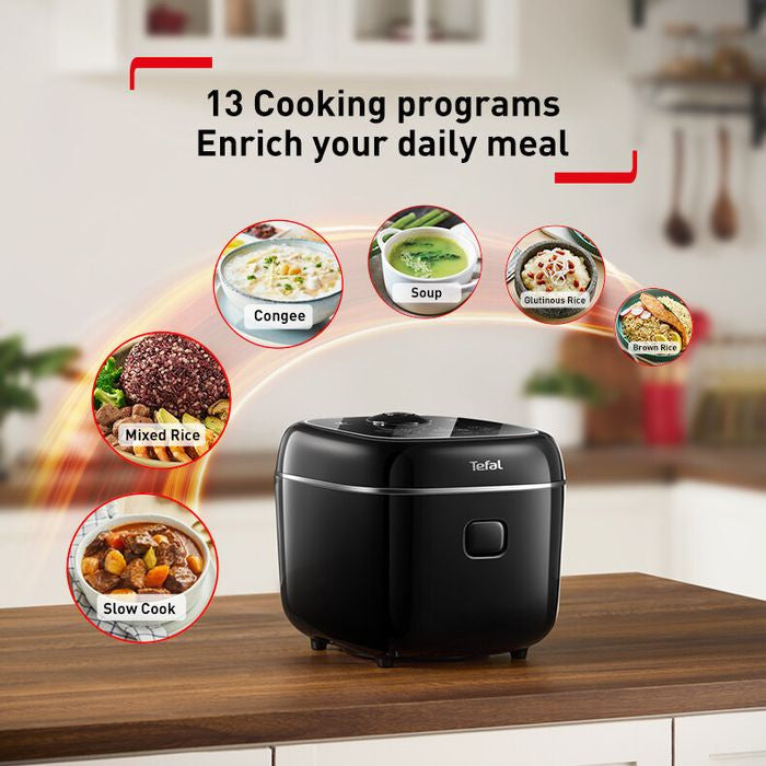 Tefal RK7778 Rice Cooker Delirice Max Fuzzy Logic 1.8L | TBM Online