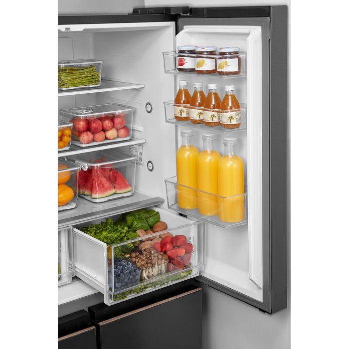 Toshiba GR-RF531WI-PMY(60E) G530L 4 Doors Fridge French Door Inverter Andes Grey | TBM Online
