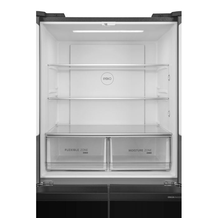 Toshiba GR - RF611WI - PGY(22) 4 Doors Fridge 530L Dual Inverter Black Glass | TBM Online