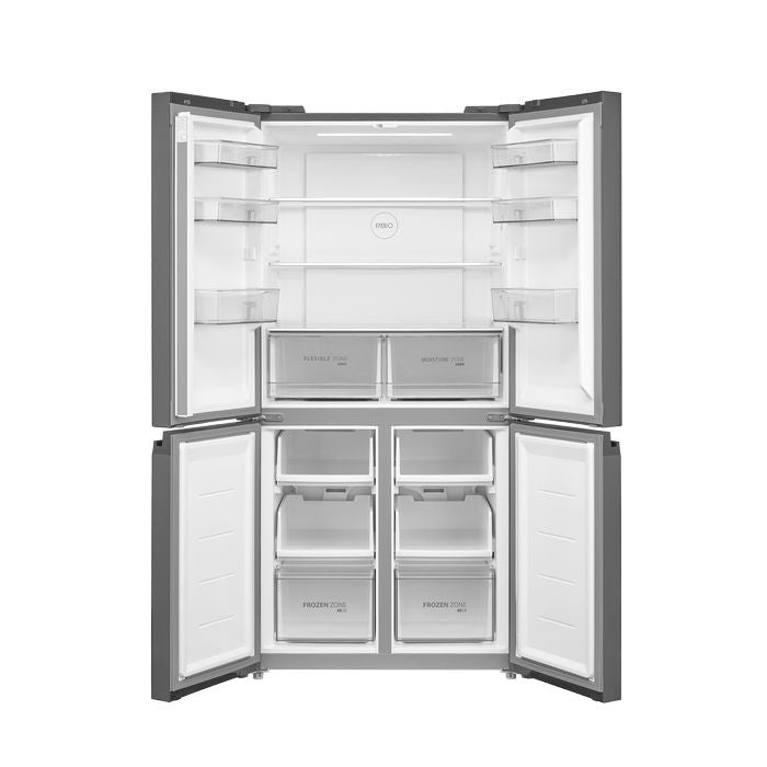 Toshiba GR - RF611WI - PGY(22) 4 Doors Fridge 530L Dual Inverter Black Glass | TBM Online