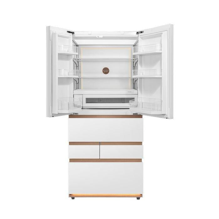 Toshiba GR-RM919WI-PGX(B3) 684L 6 Doors Fridge Japandi Artisan Fuji White | TBM Online