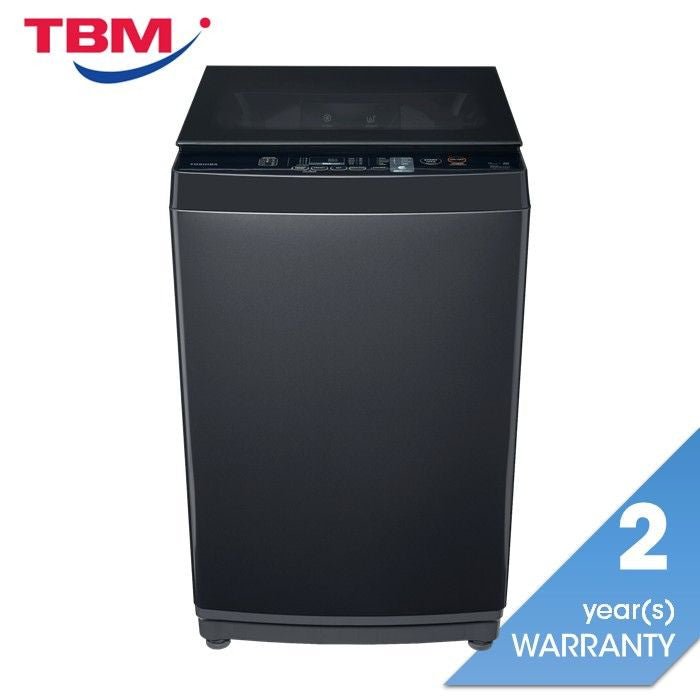 Toshiba AW - M1100PM(SG) Top Load Washer 10.0 kg Dark Grey | TBM Online