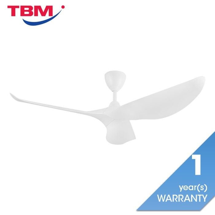 Vannus HARU 3B/56 MATT WHITE Ceiling Fan 56" 3 Blades Matt White | TBM Online