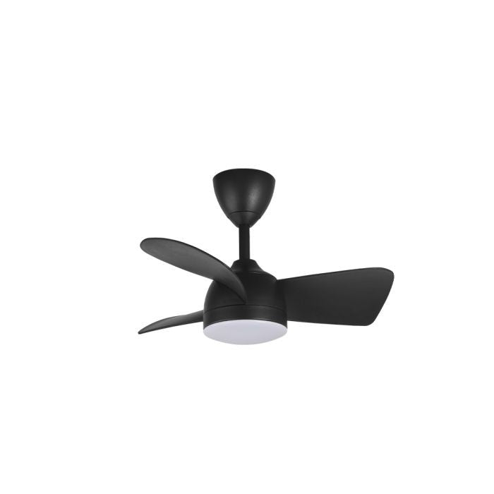 Vannus V3 3B/28 LED BLACK Ceiling Fan 3 Blades 28 Inch LED Black | TBM Online