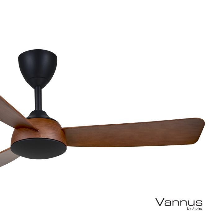 Vannus V3 3B/46 WALNUT Ceiling Fan 3 Blades 46" DC Motor Walnut | TBM Online