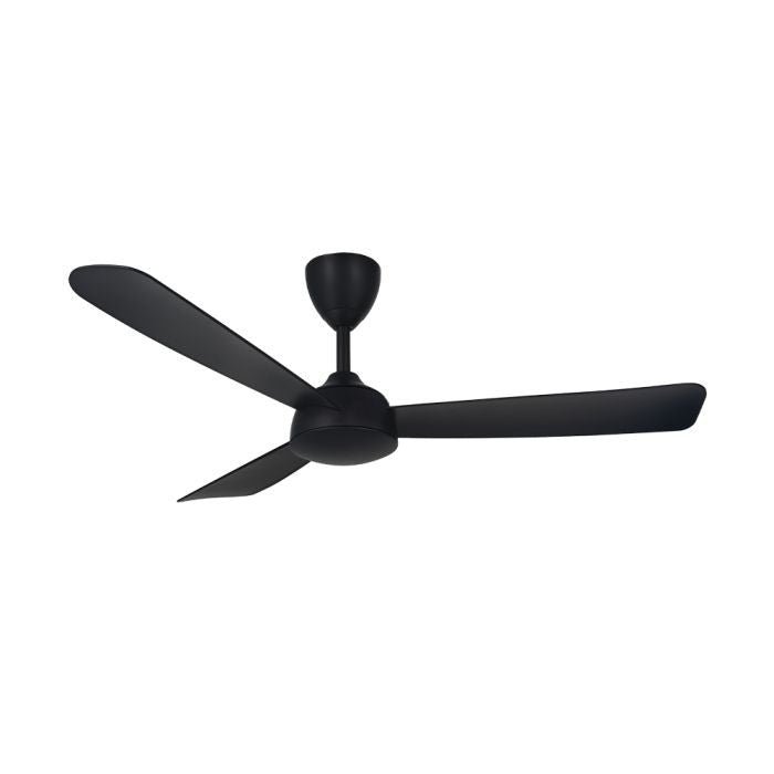 Vanns V3 3B/52 MATT BLACK Ceiling Fan 3 Blades 52" DC Motor Matt Black | TBM Online