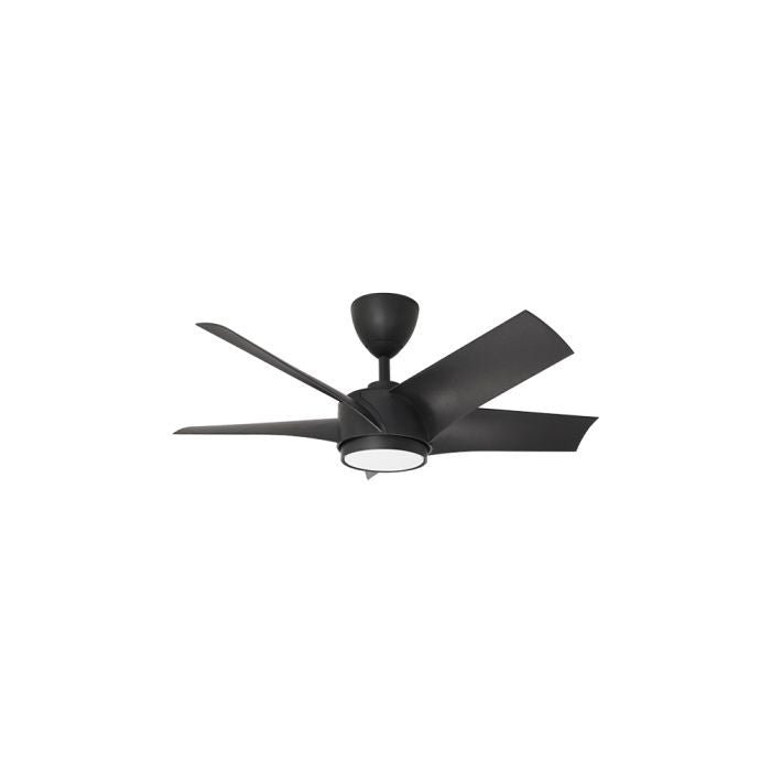 Vannus PRISTI 5B/40 LED MATT BLACK 5 Blades 40 Inch LED DC Motor Matt Black | TBM Online