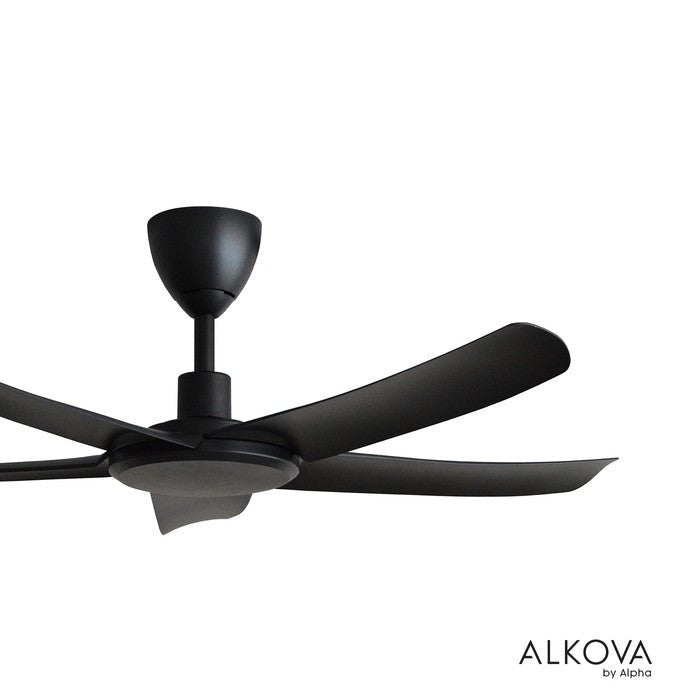 Alkova PAZION G2 5B/46 MATT BLACK Ceiling Fan 5 Blades 46 Inch Matt Black | TBM Online