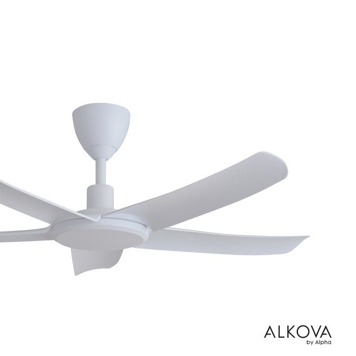 Alkova PAZION G2 5B/46 MATT WHITE Ceiling Fan 5 Blades 46 Inch Matt White | TBM Online