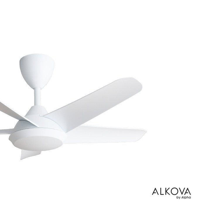 Alkova RACER 5B/40 MATT WHITE Ceiling Fan 40" 5 Blades Matt White | TBM Online
