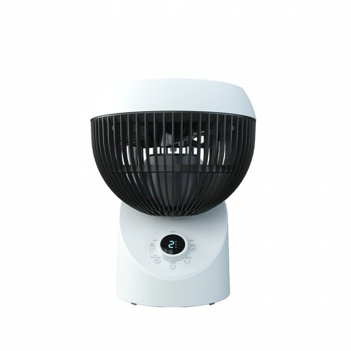 Alpha MOTTO DT 360-G2/7-AC + WHITE/BLACK Motto Desktop Fan 360 7" AC Motor White + Black | TBM Online