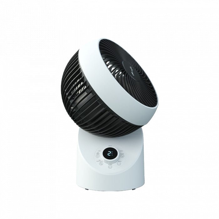 Alpha MOTTO DT 360-G2/7-AC + WHITE/BLACK Motto Desktop Fan 360 7" AC Motor White + Black | TBM Online
