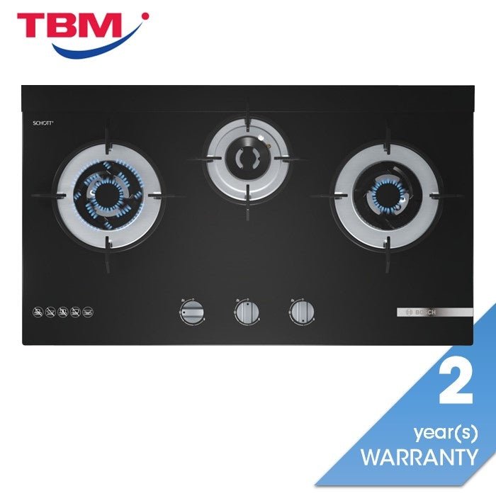 Bosch PMD83A31AX Cooker Hob 3 Burners Series 4 78cm | TBM Online