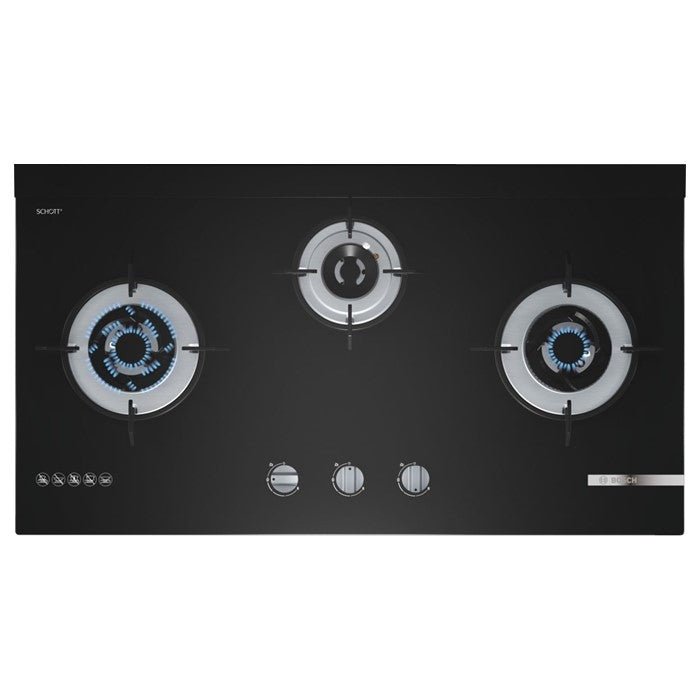 Bosch PMD93A31AX Cooker Hob 3 Burners Series 4 92cm | TBM Online